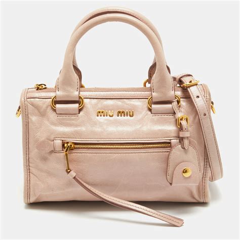 Miu Miu Bauletto Vitello Shine Bag Review 